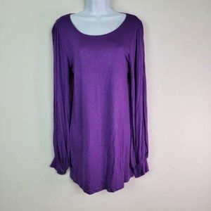 Blaque Label purple dress long sleeves size small